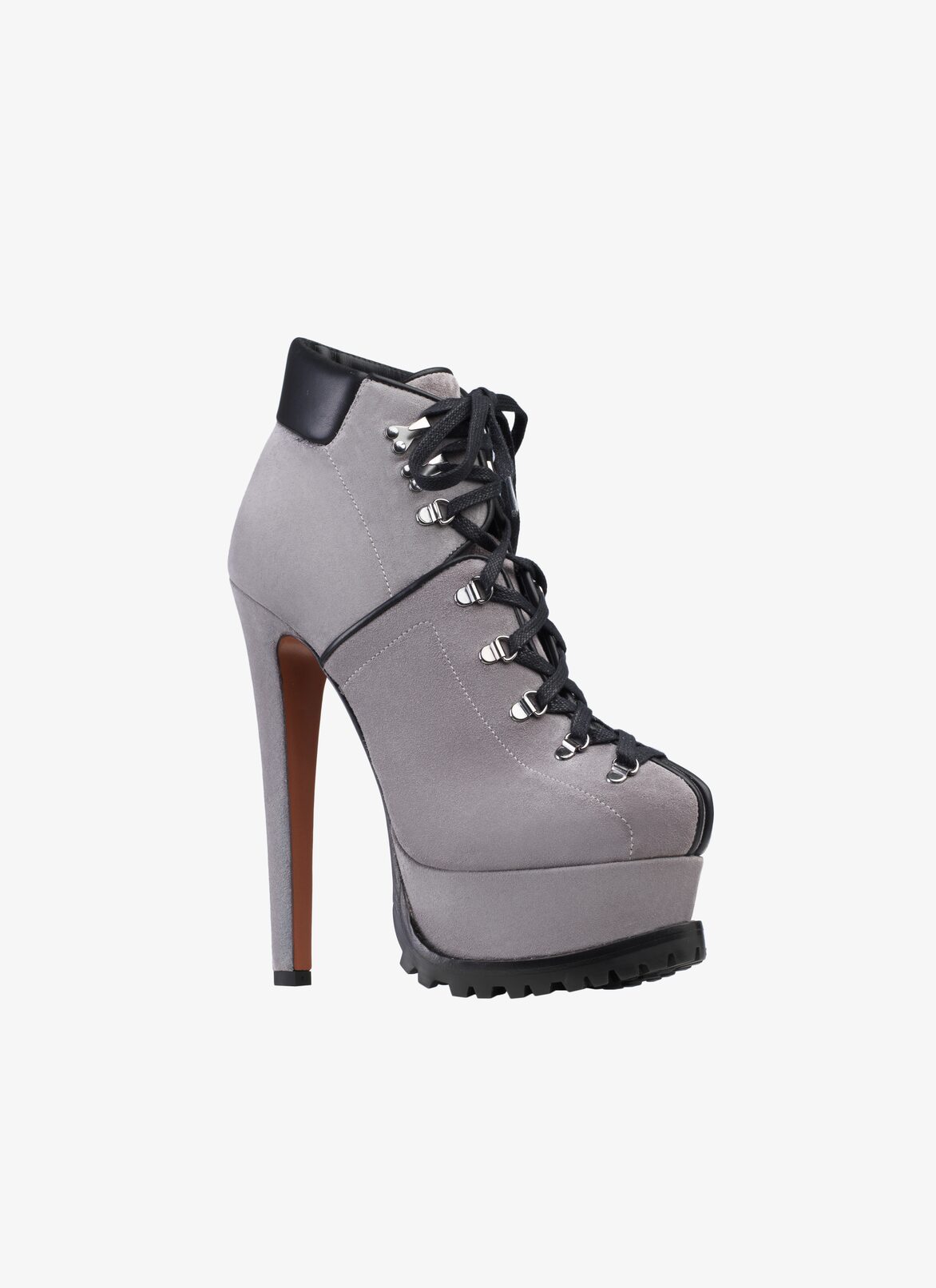 Low boots ALAÏA TIN GREY LOW BOOTS